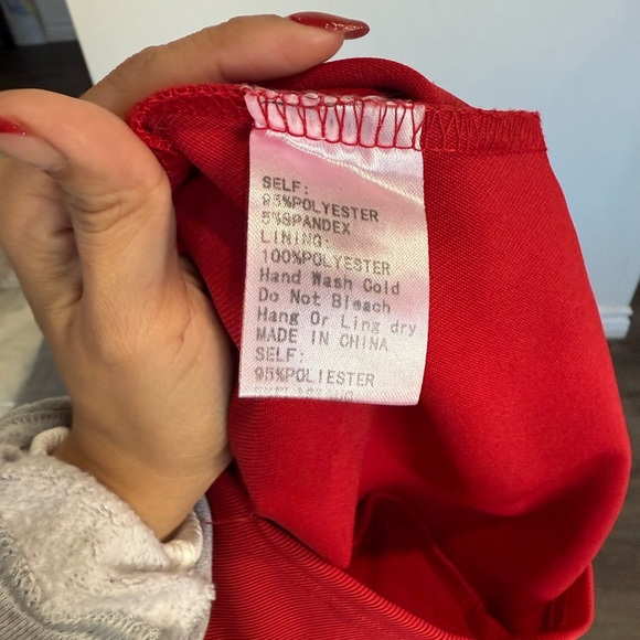 Red Sleeveless Dress size small - Picture 4 of 4